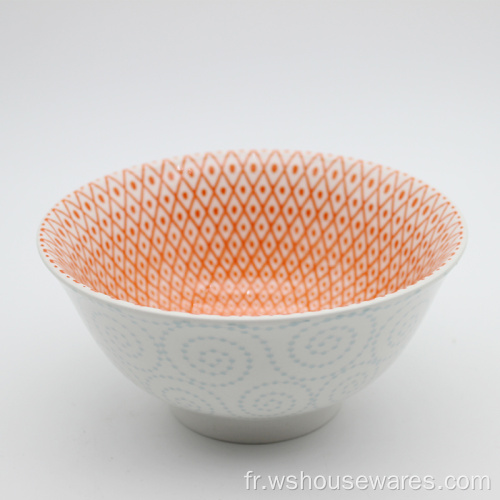 Boho style céramique de vaisselle cuvette cuillère cuillère vaisselle